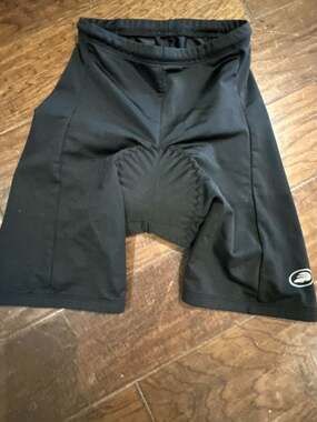 Performance Women's Black Padded Cycling Bike Shorts Size L